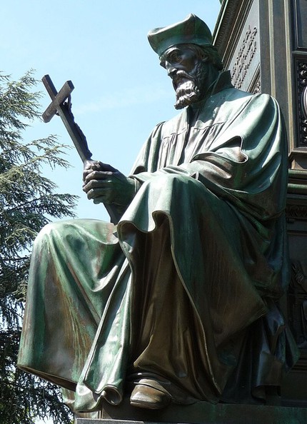 Памятник Яну Гусу в Мемориале Мартина Лютера (Вормс)