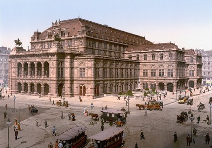 Венская придворная опера в 1900 году
